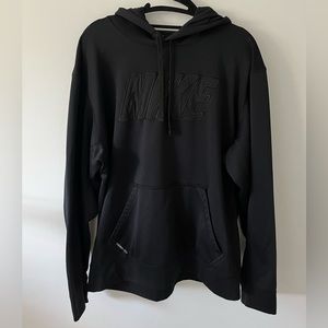 Men’s Nike hoodie black large logo